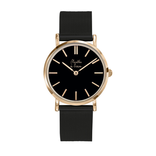 la milanaise noire F noir B doré rose-F
