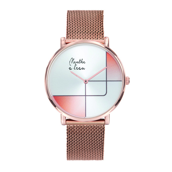 l'indécise maille doré rose design-F