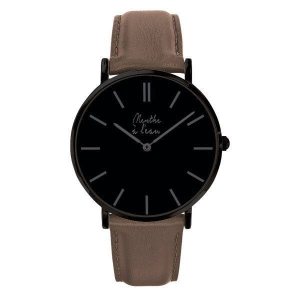 la véritable cuir marron F noir B noir-H