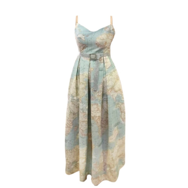 Robe de ville cocktail made in France 100% coton Fabriquée à Paris mode femme haut de gamme luxe