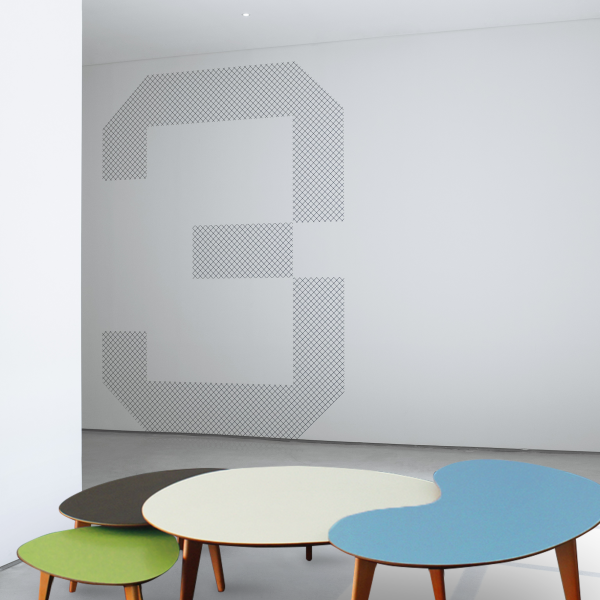 Tables basses / gigognes PI1950 - design Fred Hernandez
